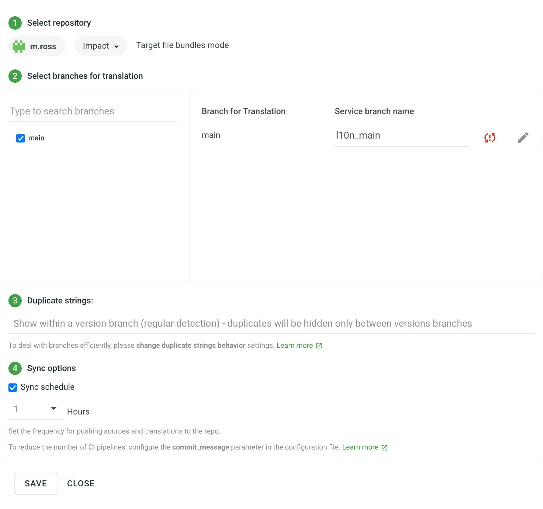 Azure Repos Integration Unconfigured